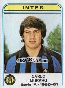 Sticker Carlo Muraro - Calciatori 1980-1981 n. 183 - Panini