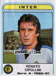 Figurina Renato Cipollini - Calciatori 1980-1981 - Panini