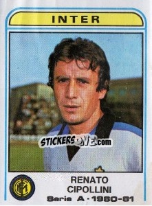 Cromo Renato Cipollini - Calciatori 1980-1981 n. 185 - Panini