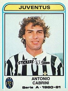 Cromo Antonio Cabrini - Calciatori 1980-1981 - Panini