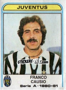 Sticker Franco Causio - Calciatori 1980-1981 - Panini