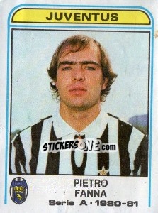 Sticker Pietro Fanna - Calciatori 1980-1981 - Panini