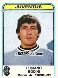 Sticker Luciano Bodini - Calciatori 1980-1981 n. 204 - Panini