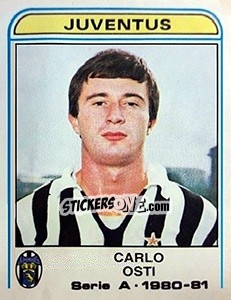 Sticker Carlo Osti - Calciatori 1980-1981 n. 205 - Panini