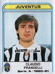 Sticker Claudio Prandelli - Calciatori 1980-1981 - Panini