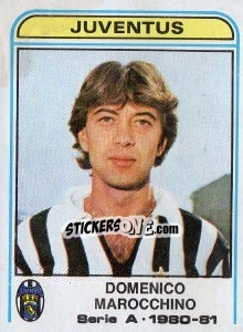 Sticker Domenico Marocchino - Calciatori 1980-1981 n. 208 - Panini