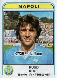 Sticker Ruud Krol - Calciatori 1980-1981 n. 213 - Panini
