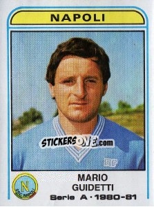 Sticker Mario Guidetti - Calciatori 1980-1981 n. 217 - Panini