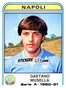 Sticker Gaetano Musella - Calciatori 1980-1981 - Panini