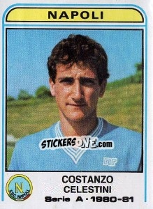 Sticker Costanzo Celestini - Calciatori 1980-1981 n. 225 - Panini