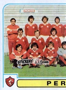Figurina Squadra (puzzle 1) - Calciatori 1980-1981 - Panini