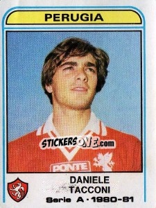 Sticker Daniele Tacconi - Calciatori 1980-1981 - Panini