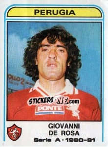 Sticker Giovanni De Rosa - Calciatori 1980-1981 - Panini