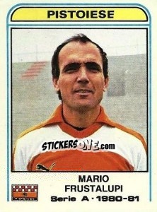 Sticker Mario Frustalupi - Calciatori 1980-1981 - Panini