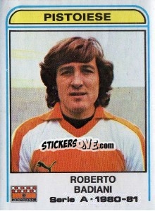 Sticker Roberto Badiani - Calciatori 1980-1981 n. 258 - Panini