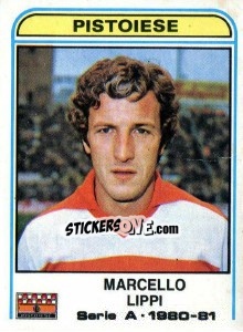 Sticker Marcello Lippi - Calciatori 1980-1981 n. 262 - Panini