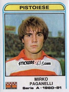 Figurina Mirko Paganelli - Calciatori 1980-1981 - Panini