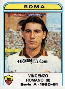 Figurina Vincenzo Romano - Calciatori 1980-1981 - Panini