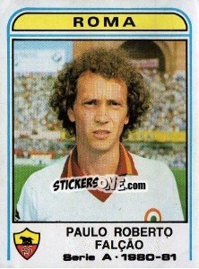 Sticker Paulo Roberto Falcao - Calciatori 1980-1981 n. 274 - Panini