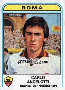 Sticker Carlo Ancelotti - Calciatori 1980-1981 - Panini