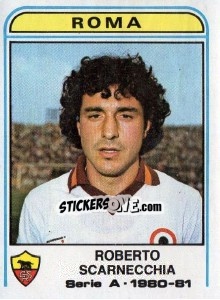 Figurina Roberto Scarnecchia - Calciatori 1980-1981 - Panini