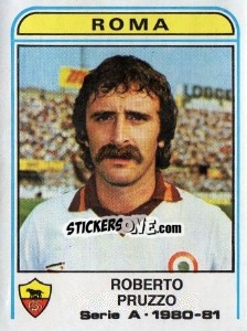 Sticker Roberto Pruzzo - Calciatori 1980-1981 n. 279 - Panini