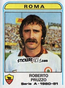 Figurina Roberto Pruzzo - Calciatori 1980-1981 - Panini