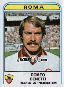 Sticker Romeo Benetti - Calciatori 1980-1981 n. 283 - Panini