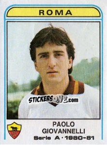 Sticker Paolo Giovannelli - Calciatori 1980-1981 n. 284 - Panini