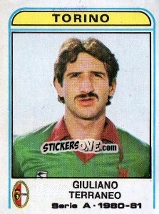 Sticker Giuliano Terraneo - Calciatori 1980-1981 - Panini
