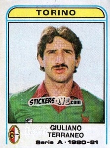 Sticker Giuliano Terraneo - Calciatori 1980-1981 n. 288 - Panini