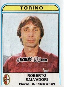 Sticker Roberto Salvadori - Calciatori 1980-1981 - Panini