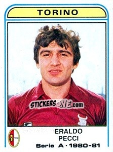 Cromo Eraldo Pecci - Calciatori 1980-1981 - Panini