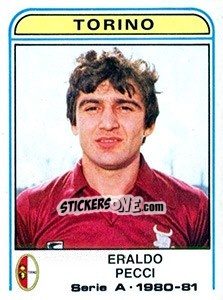 Sticker Eraldo Pecci - Calciatori 1980-1981 n. 294 - Panini