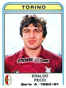 Figurina Eraldo Pecci - Calciatori 1980-1981 - Panini