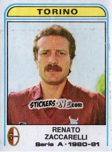Sticker Renato Zaccarelli - Calciatori 1980-1981 n. 295 - Panini