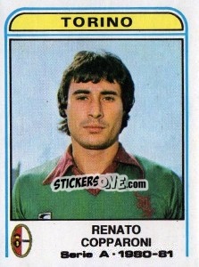 Cromo Renato Copparoni - Calciatori 1980-1981 - Panini