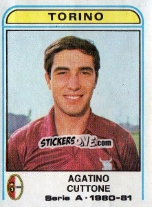 Cromo Agatino Cuttone - Calciatori 1980-1981 - Panini
