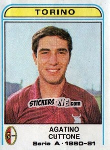 Sticker Agatino Cuttone - Calciatori 1980-1981 n. 301 - Panini