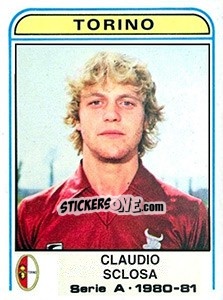 Figurina Claudio Sclosa - Calciatori 1980-1981 - Panini