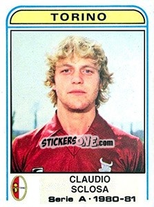 Sticker Claudio Sclosa - Calciatori 1980-1981 n. 302 - Panini