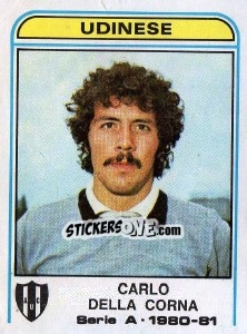 Sticker Carlo Della Corna - Calciatori 1980-1981 n. 307 - Panini