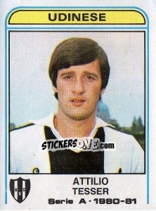 Sticker Atillio Tesser - Calciatori 1980-1981 n. 312 - Panini