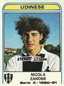 Sticker Nicola Zanone - Calciatori 1980-1981 - Panini