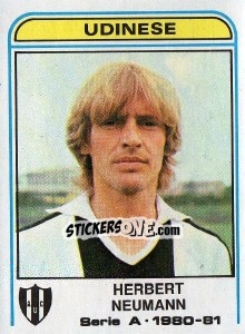 Sticker Herbert Neumann - Calciatori 1980-1981 - Panini