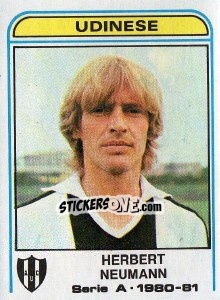 Sticker Herbert Neumann - Calciatori 1980-1981 n. 317 - Panini