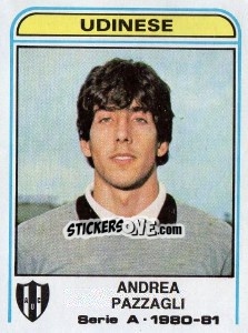 Cromo Andrea Pazzagli - Calciatori 1980-1981 - Panini