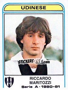 Figurina Riccardo Maritozzi - Calciatori 1980-1981 - Panini