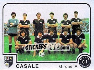 Figurina Casale - Calciatori 1980-1981 - Panini