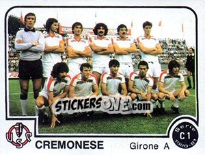 Sticker Cremonese - Calciatori 1980-1981 - Panini